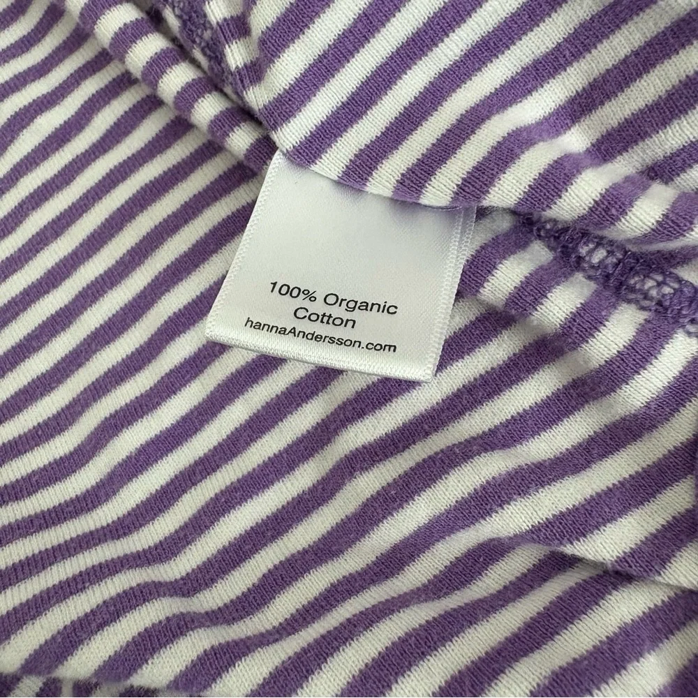 Hanna Andersson Baby Kids One Pieces Purple Blue 100% Organic Cotton 2 Piece